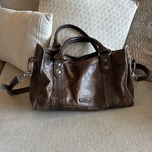 Frye leather satchel